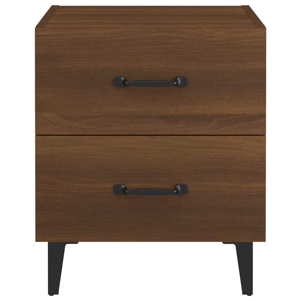Κομοδίνο Καφέ Δρυς 40 x 35 x 47,5 εκ.