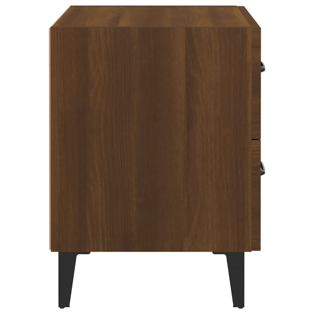 Κομοδίνο Καφέ Δρυς 40 x 35 x 47,5 εκ.