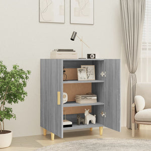 Ντουλάπι Γκρι Sonoma 70 x 34 x 90 εκ. από Επεξεργασμένο Ξύλο