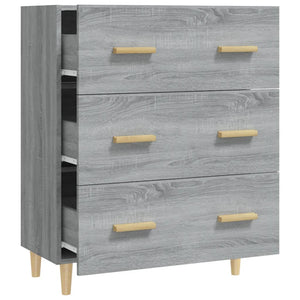 Ντουλάπι Γκρι Sonoma 70 x 34 x 90 εκ. από Επεξεργασμένο Ξύλο