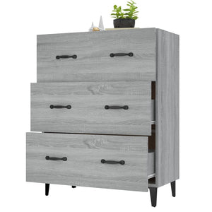 Ντουλάπι Γκρι Sonoma 69,5 x 34 x 90 εκ. από Επεξεργασμένο Ξύλο