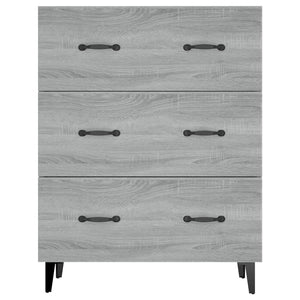 Ντουλάπι Γκρι Sonoma 69,5 x 34 x 90 εκ. από Επεξεργασμένο Ξύλο