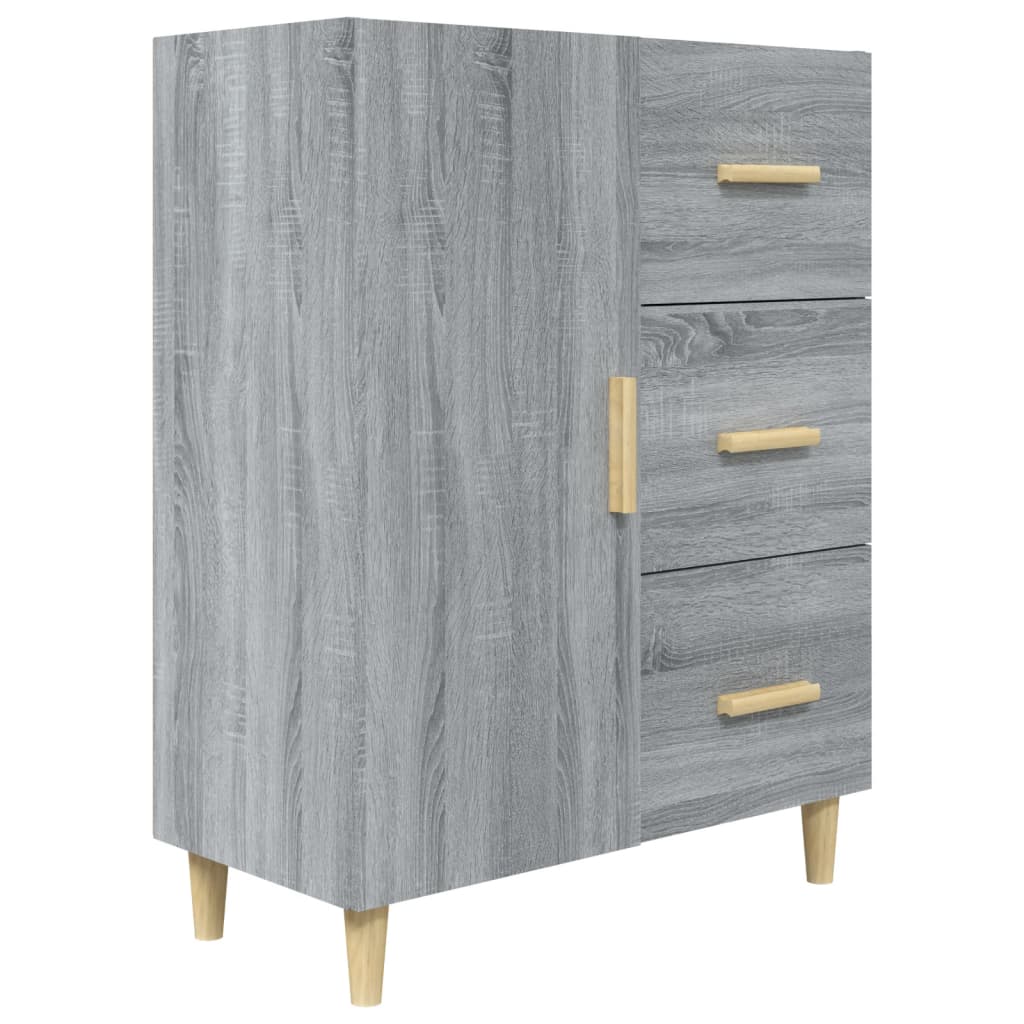 Ντουλάπι Γκρι Sonoma 69,5 x 34 x 90 εκ. από Επεξεργασμένο Ξύλο