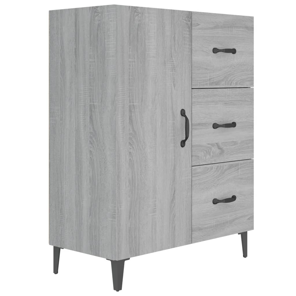Ντουλάπι Γκρι Sonoma 69,5 x 34 x 90 εκ. από Επεξεργασμένο Ξύλο