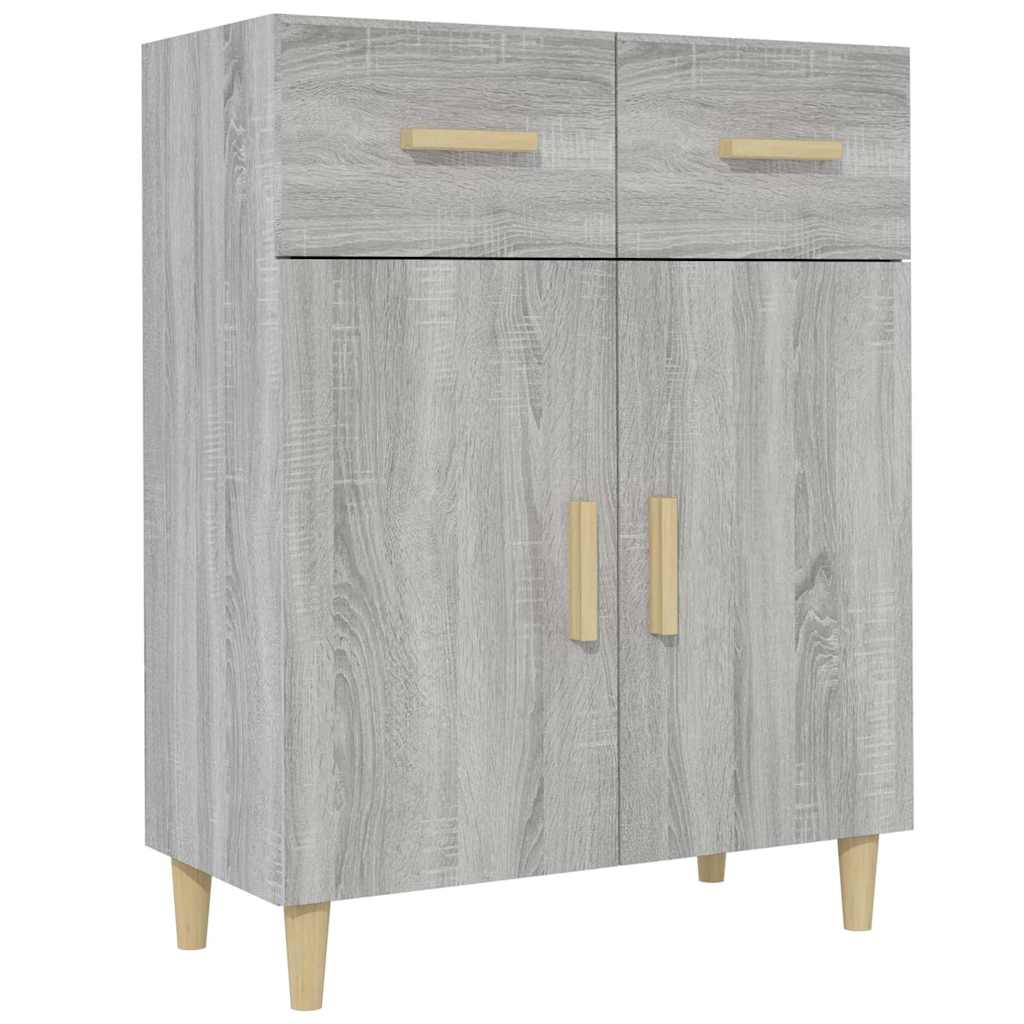 Ντουλάπι Γκρι Sonoma 69,5 x 34 x 89 εκ. από Επεξεργασμένο Ξύλο