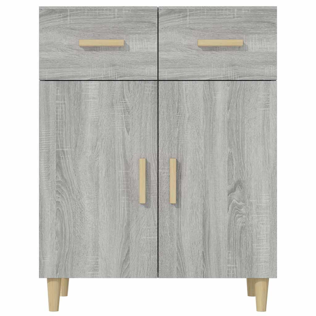 Ντουλάπι Γκρι Sonoma 69,5 x 34 x 89 εκ. από Επεξεργασμένο Ξύλο