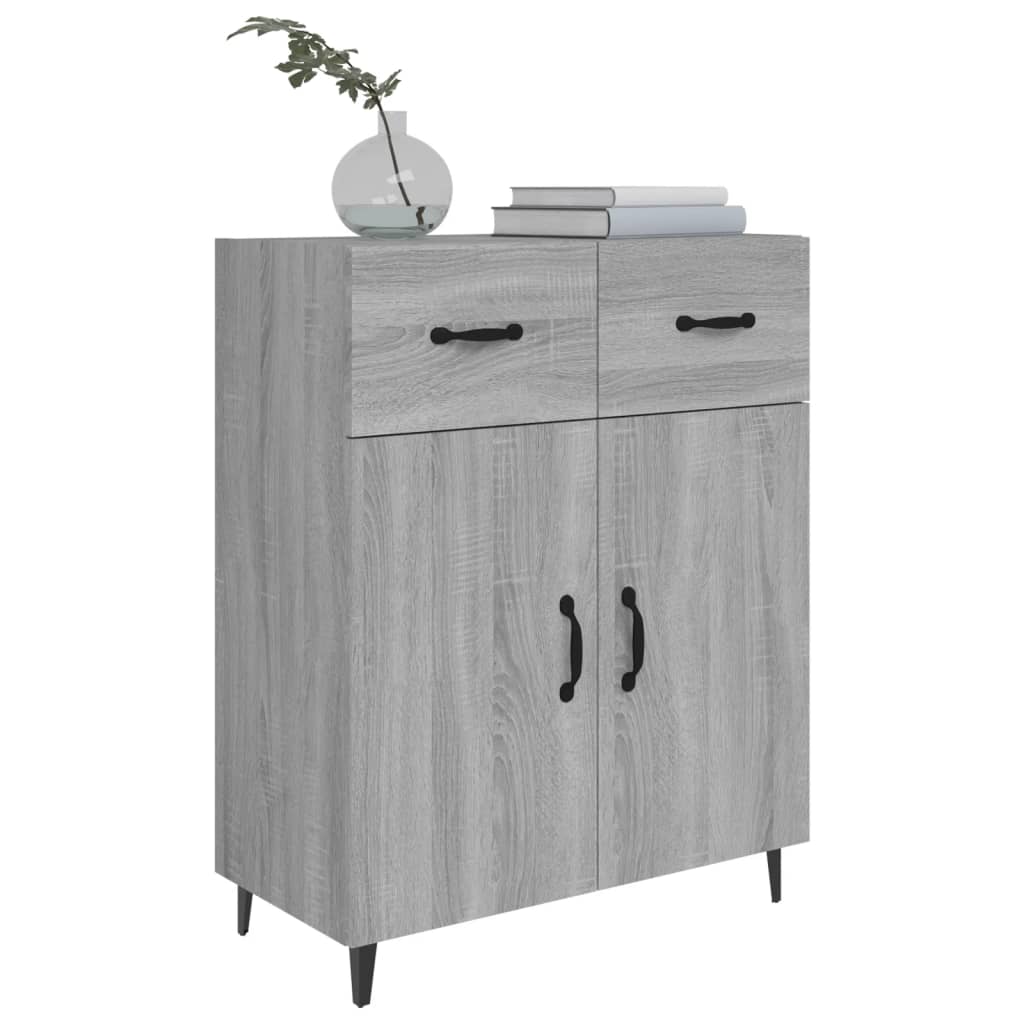 Ντουλάπι Γκρι Sonoma 69,5 x 34 x 90 εκ. από Επεξεργασμένο Ξύλο