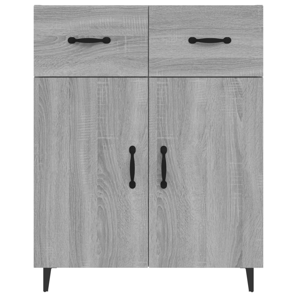 Ντουλάπι Γκρι Sonoma 69,5 x 34 x 90 εκ. από Επεξεργασμένο Ξύλο