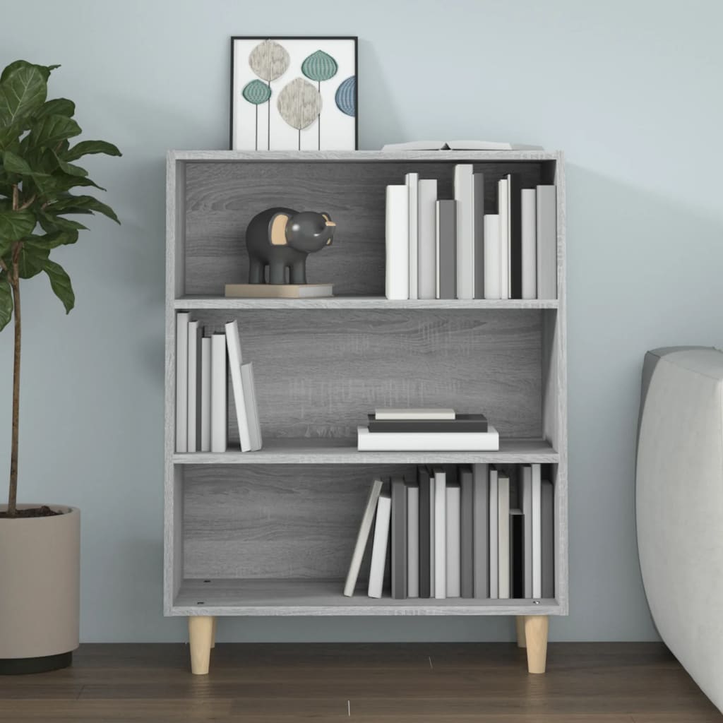 Ντουλάπι Γκρι sonoma 69,5 x 32,5 x 90εκ. από Επεξεργασμένο Ξύλο