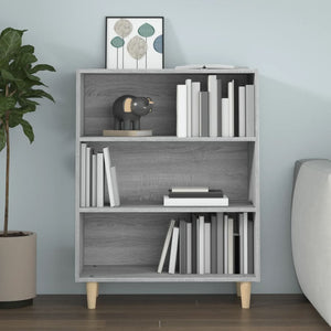 Ντουλάπι Γκρι sonoma 69,5 x 32,5 x 90εκ. από Επεξεργασμένο Ξύλο