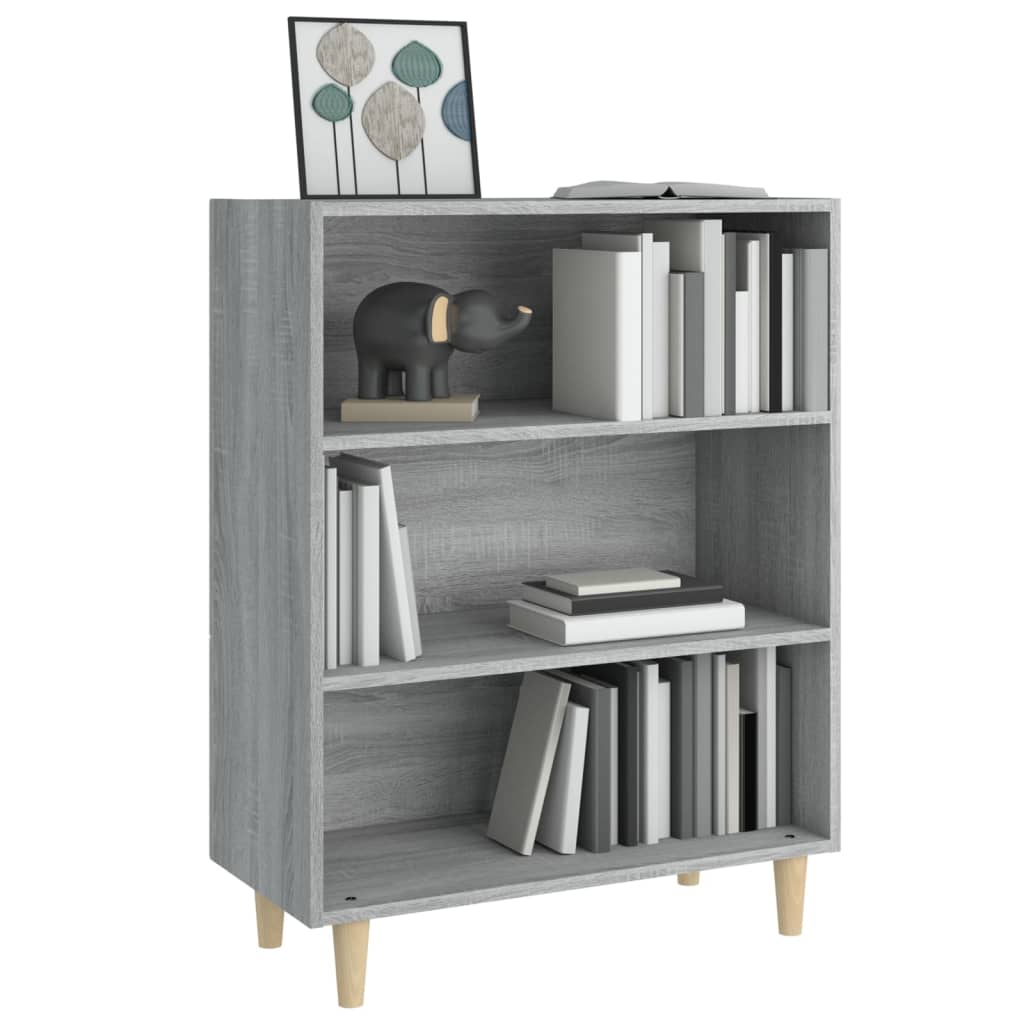 Ντουλάπι Γκρι sonoma 69,5 x 32,5 x 90εκ. από Επεξεργασμένο Ξύλο
