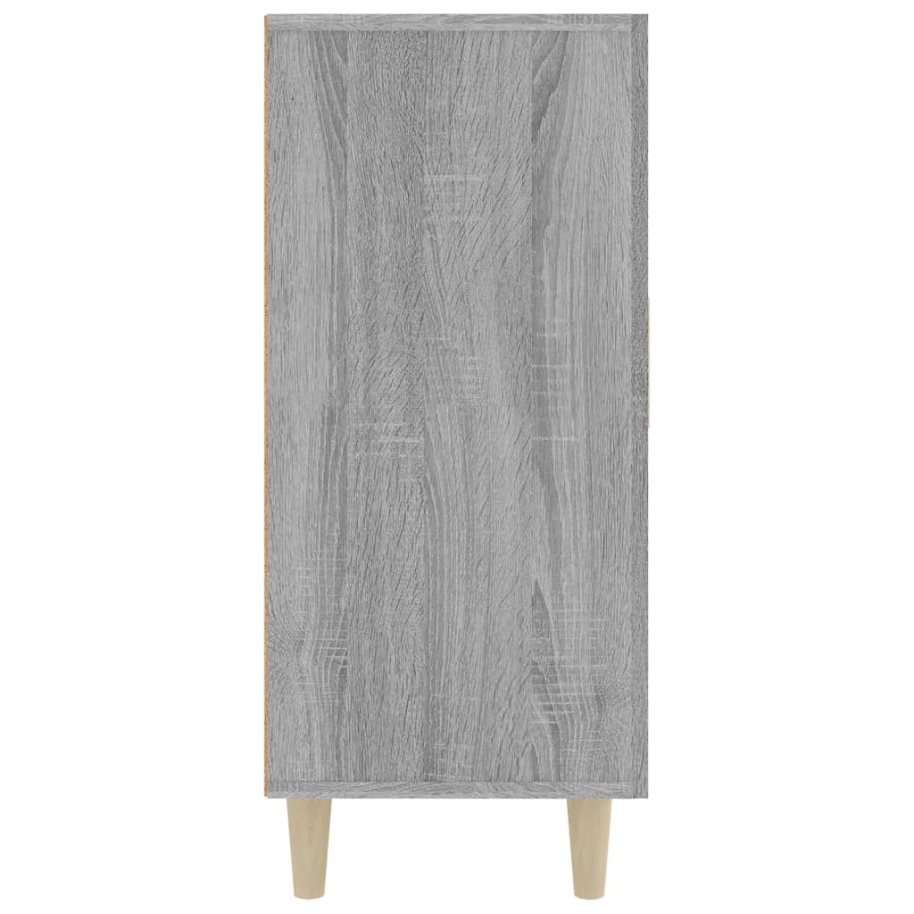 Ντουλάπι Γκρι Sonoma 90 x 34 x 80 εκ. από Επεξεργασμένο Ξύλο