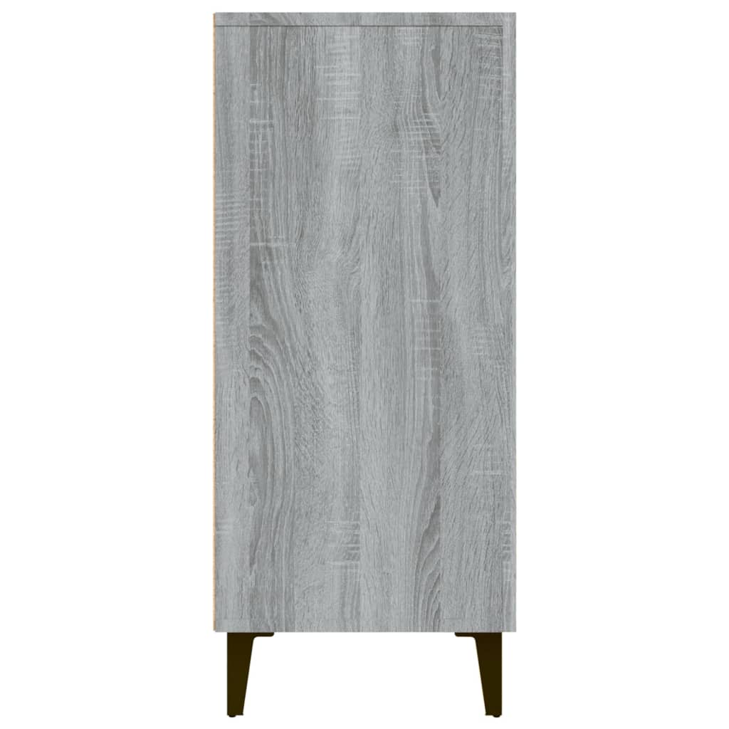 Ντουλάπι Γκρι Sonoma 90 x 34 x 80 εκ. από Επεξεργασμένο Ξύλο
