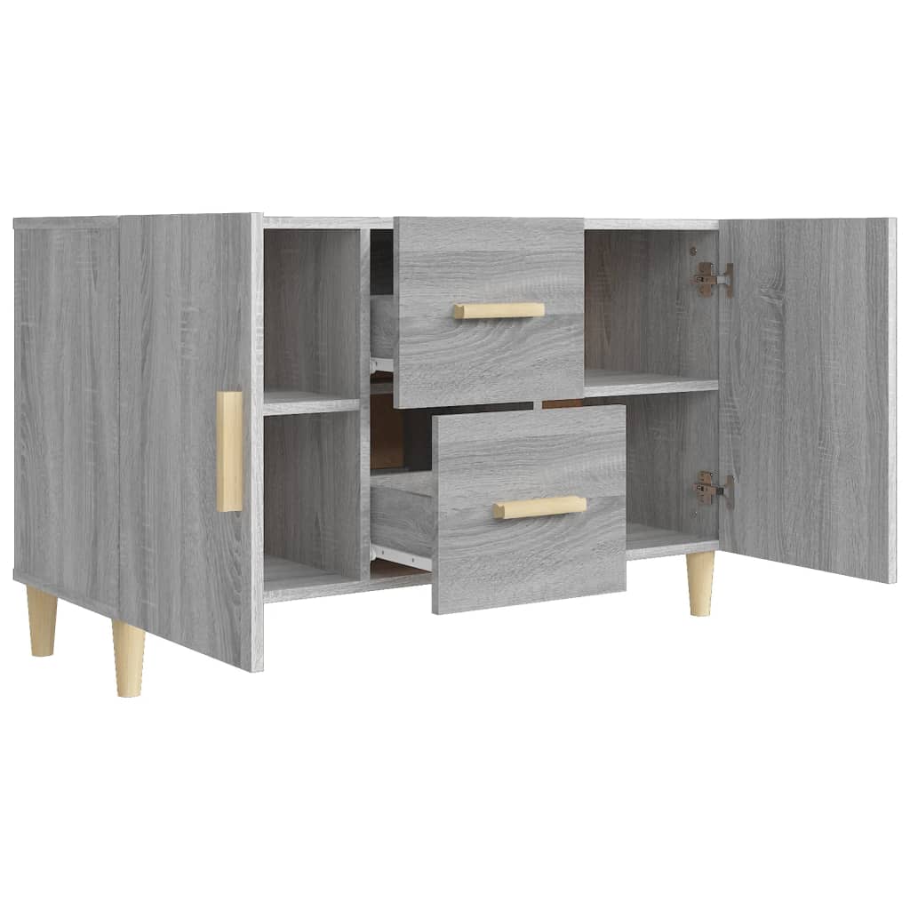 Μπουφές Γκρι Sonoma 100 x 36 x 60 εκ. από Επεξεργασμένο Ξύλο