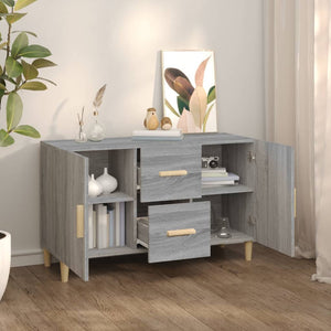 Μπουφές Γκρι Sonoma 100 x 36 x 60 εκ. από Επεξεργασμένο Ξύλο