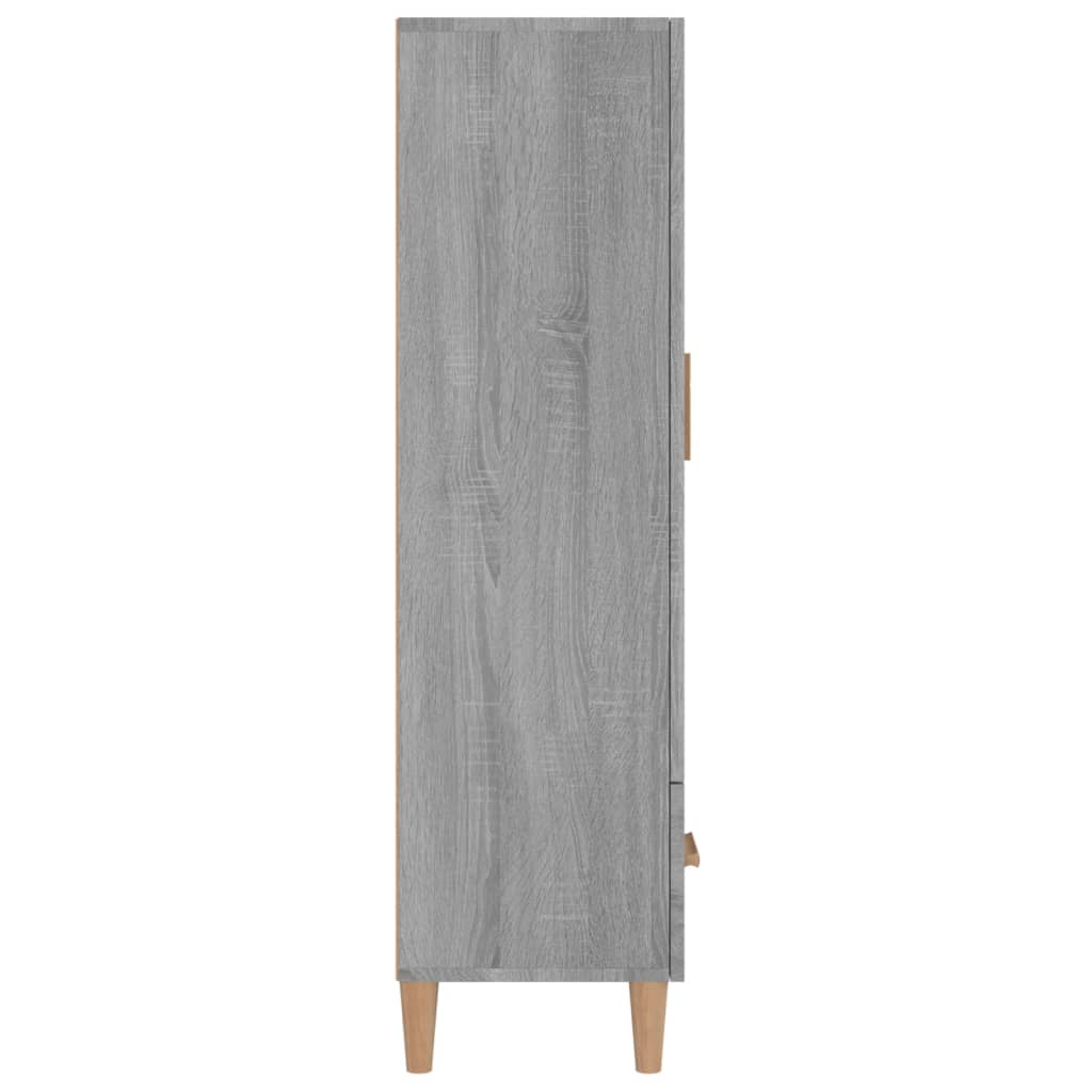 Ντουλάπα Γκρι Sonoma 70 x 31 x 115 εκ. από Επεξεργασμένο Ξύλο