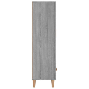 Ντουλάπα Γκρι Sonoma 70 x 31 x 115 εκ. από Επεξεργασμένο Ξύλο