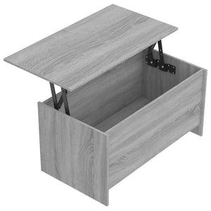 Τραπεζάκι Σαλονιού Γκρι Sonoma 102x55,5x52,5 εκ. Επεξεργ. Ξύλο