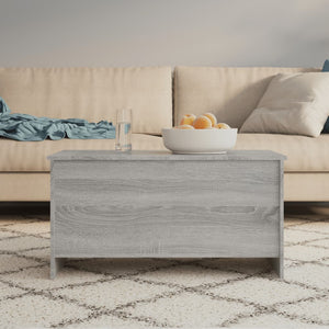 Τραπεζάκι Σαλονιού Γκρι Sonoma 102x55,5x52,5 εκ. Επεξεργ. Ξύλο