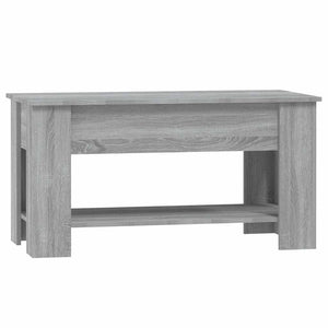 Τραπεζάκι Σαλονιού Γκρι Sonoma 101x49x52 εκ. Επεξεργασμένο Ξύλο - Pakobazaar