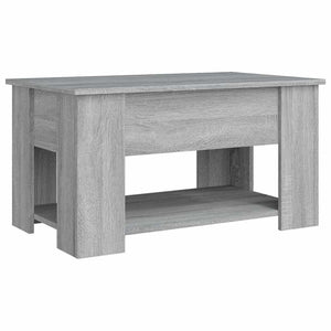 Τραπεζάκι Σαλονιού Γκρι Sonoma 79x49x41 εκ. Επεξεργασμένο Ξύλο - Pakobazaar