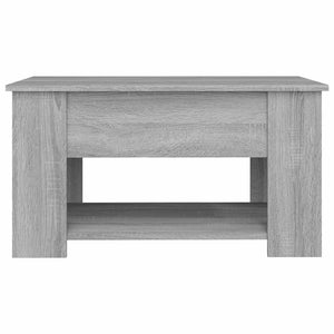 Τραπεζάκι Σαλονιού Γκρι Sonoma 79x49x41 εκ. Επεξεργασμένο Ξύλο - Pakobazaar