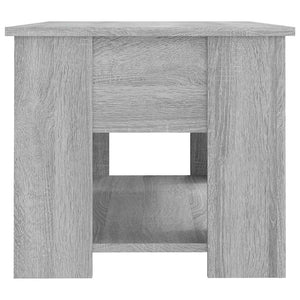 Τραπεζάκι Σαλονιού Γκρι Sonoma 79x49x41 εκ. Επεξεργασμένο Ξύλο - Pakobazaar