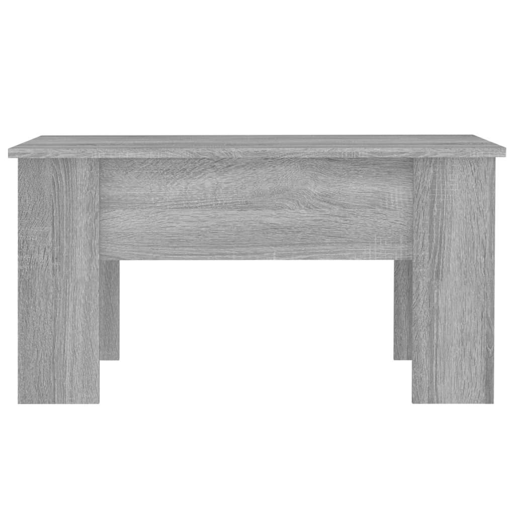 Τραπεζάκι Σαλονιού Γκρι Sonoma 79x49x41 εκ. Επεξεργασμένο Ξύλο