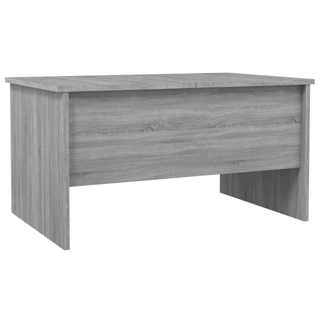 Τραπεζάκι Σαλονιού Γκρι Sonoma80x50x42,5 εκ.Επεξεργασμένο Ξύλο - Pakobazaar