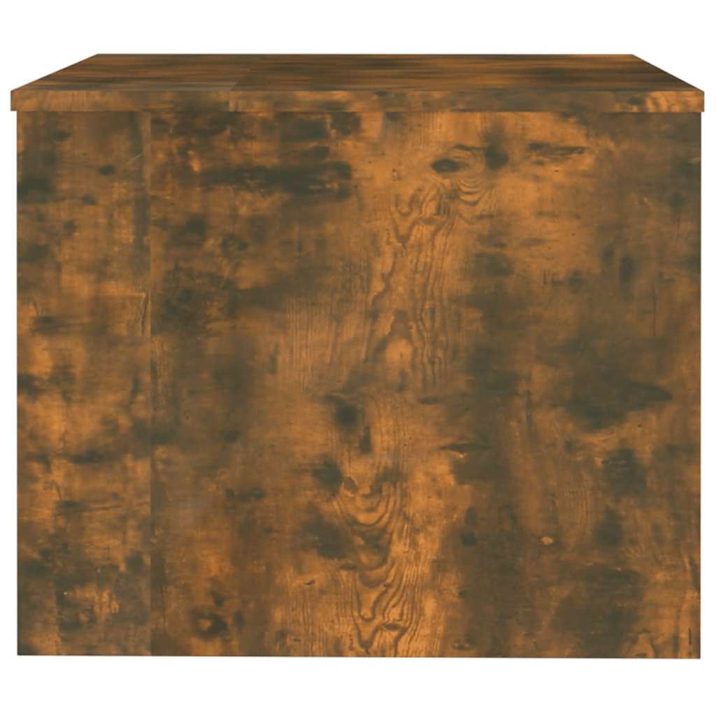 Τραπεζάκι Σαλονιού Καπνιστή Δρυς 80x50x40 εκ. Επεξεργασμ. Ξύλο