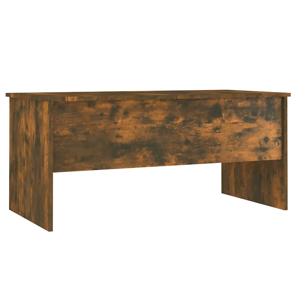 Τραπεζάκι Σαλονιού Καπνιστή Δρυς102x50,5x46,5εκ.Επεξεργασμ.Ξύλο - Pakobazaar