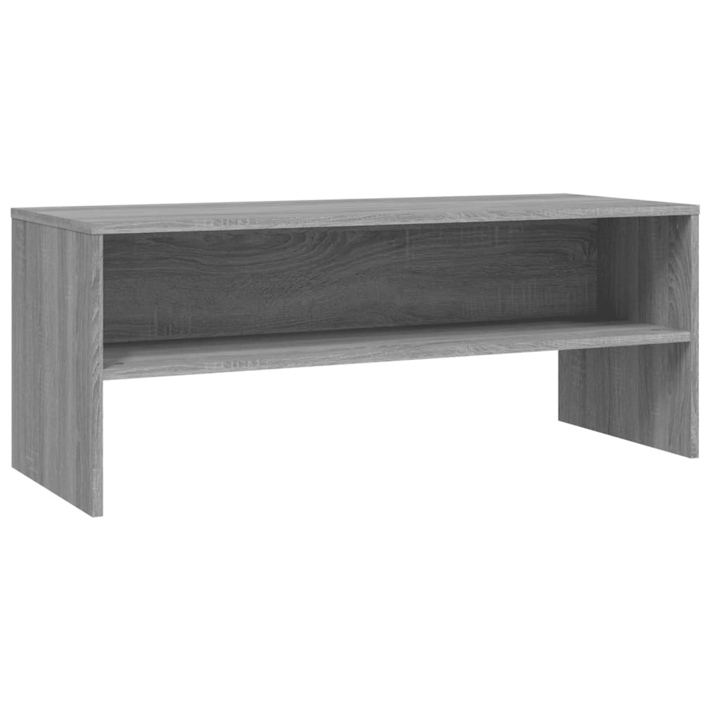 Έπιπλο Τηλεόρασης Γκρι Sonoma 100x40x40 εκ. από Επεξεργ. Ξύλο - Pakobazaar