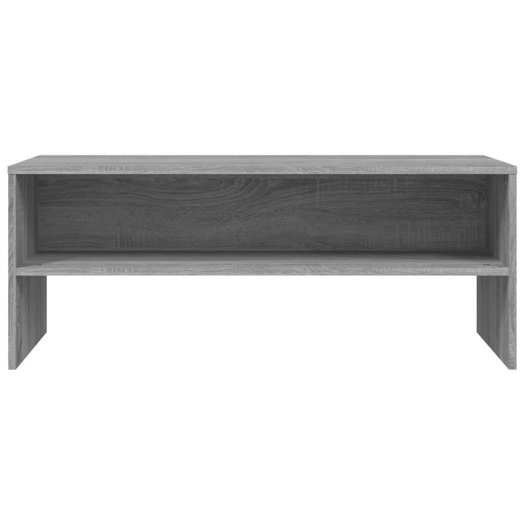 Έπιπλο Τηλεόρασης Γκρι Sonoma 100x40x40 εκ. από Επεξεργ. Ξύλο - Pakobazaar