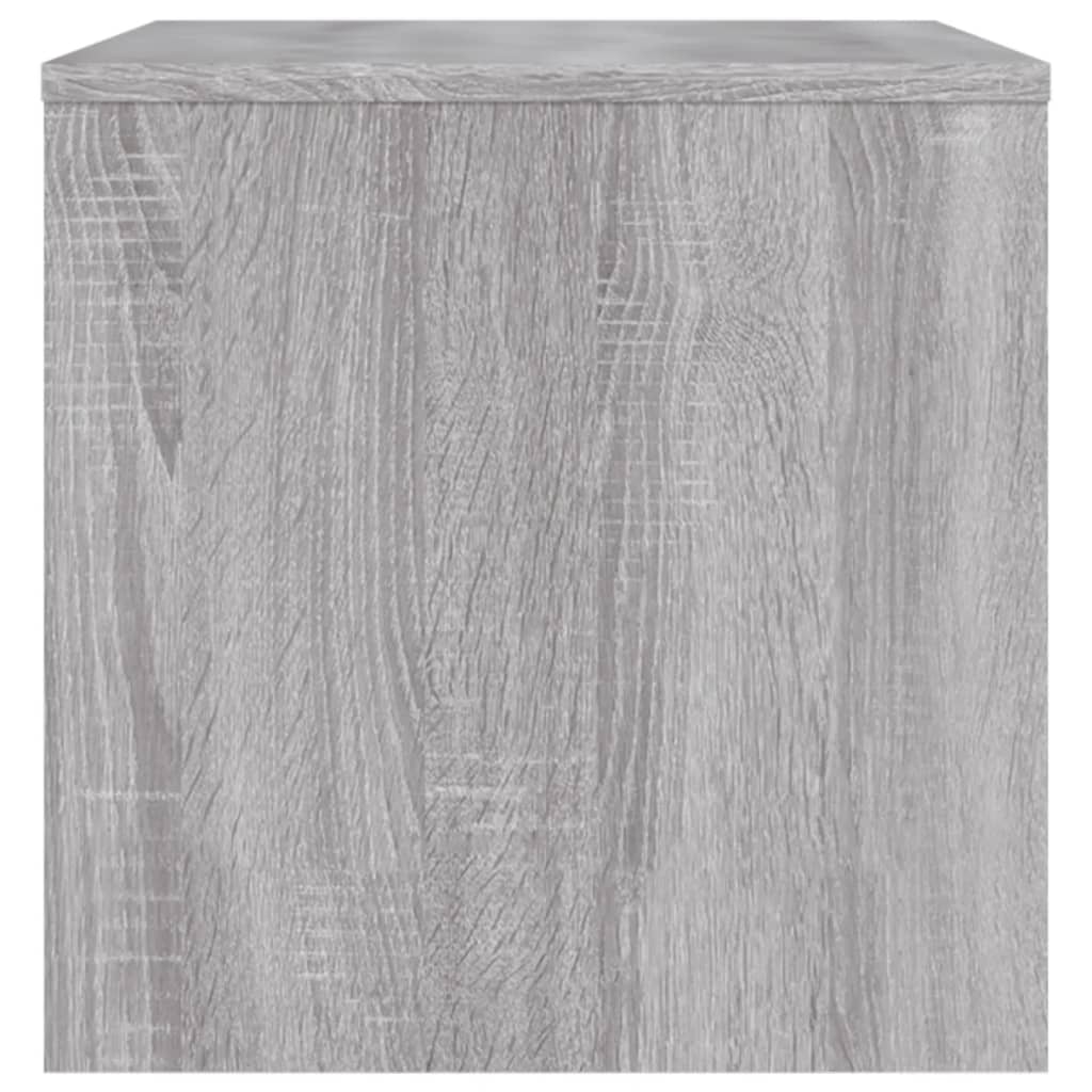Έπιπλο Τηλεόρασης Sonoma Γκρι 80x40x40 εκ. Επεξεργασμένο Ξύλο