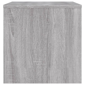 Έπιπλο Τηλεόρασης Sonoma Γκρι 80x40x40 εκ. Επεξεργασμένο Ξύλο