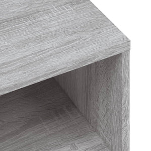 Έπιπλο Τηλεόρασης Sonoma Γκρι 80x40x40 εκ. Επεξεργασμένο Ξύλο