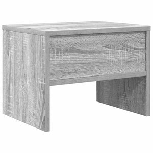 Κομοδίνο Γκρι Sonoma 40x30x30 εκ. από Επεξεργασμένο Ξύλο