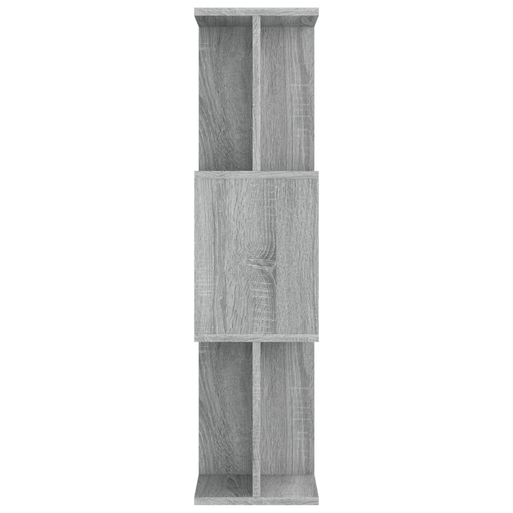Βιβλιοθήκη/Διαχωρ. Χώρου Γκρι Sonoma 80x24x96 εκ. Επεξεργ. Ξύλο