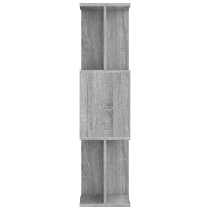 Βιβλιοθήκη/Διαχωρ. Χώρου Γκρι Sonoma 80x24x96 εκ. Επεξεργ. Ξύλο
