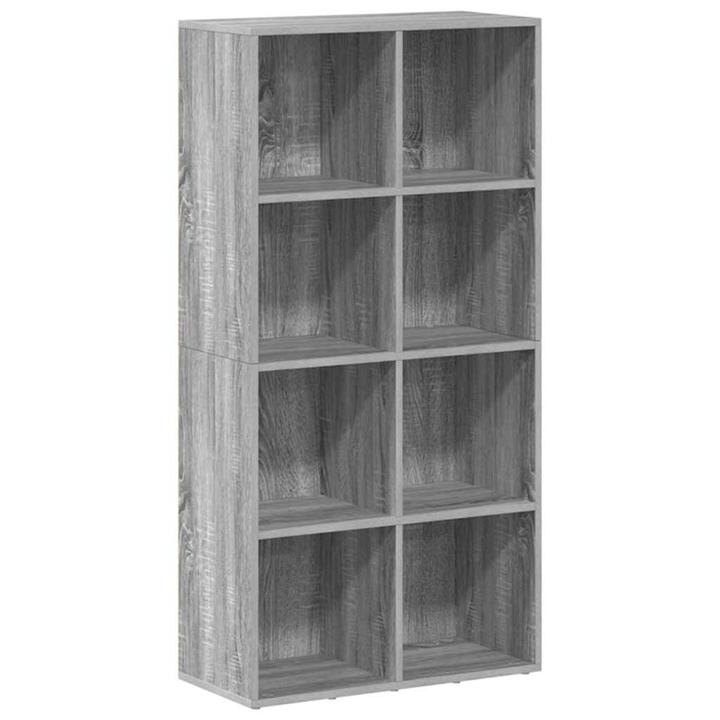 Βιβλιοθήκη/Βοηθητικό Ντουλάπι Γκρι sonoma 66x30x130εκ Επεξ Ξύλο