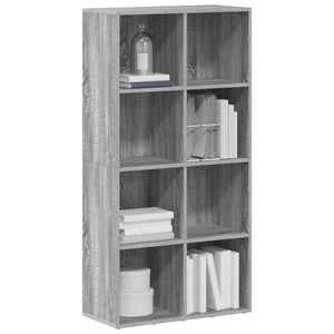 Βιβλιοθήκη/Βοηθητικό Ντουλάπι Γκρι sonoma 66x30x130εκ Επεξ Ξύλο