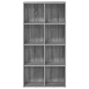 Βιβλιοθήκη/Βοηθητικό Ντουλάπι Γκρι sonoma 66x30x130εκ Επεξ Ξύλο