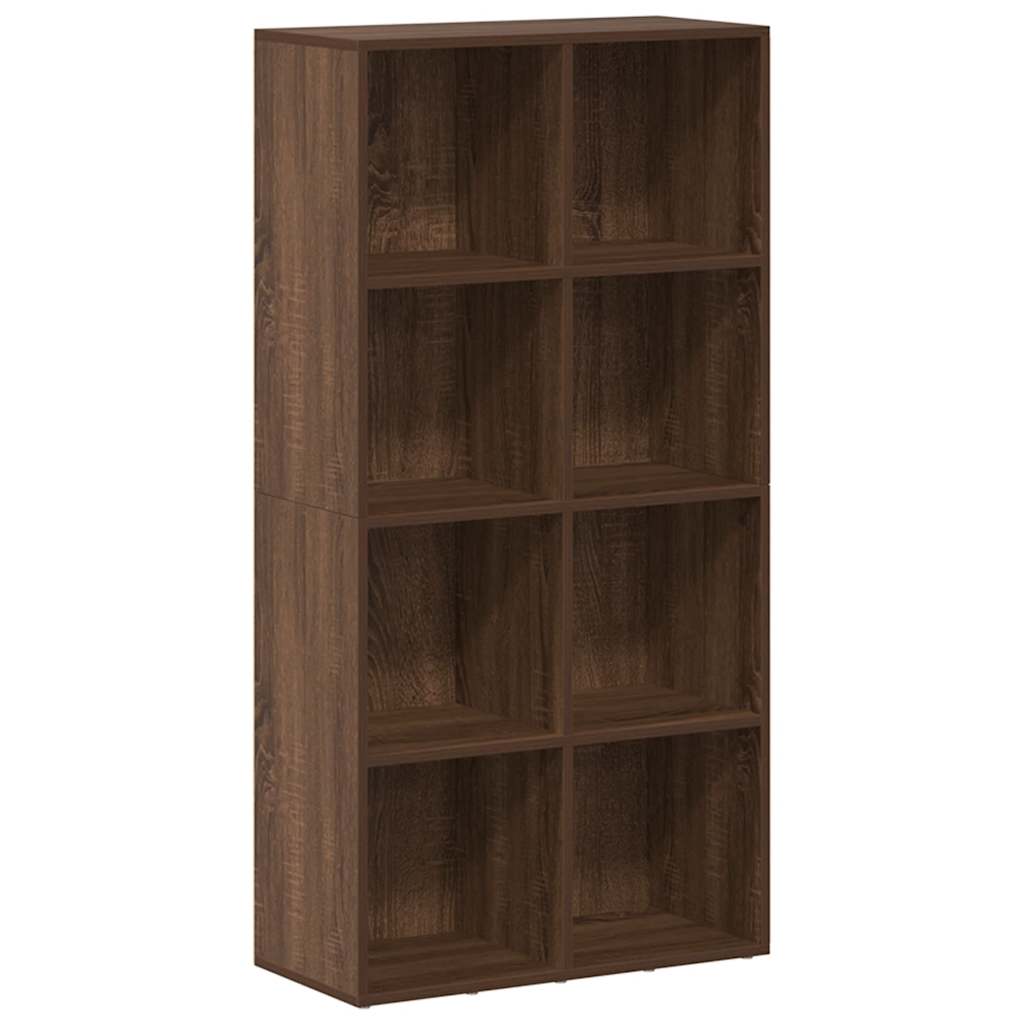 Βιβλιοθήκη/Βοηθητικό Ντουλάπι Καφέ Δρυς 66x30x130εκ Επεξ Ξύλο