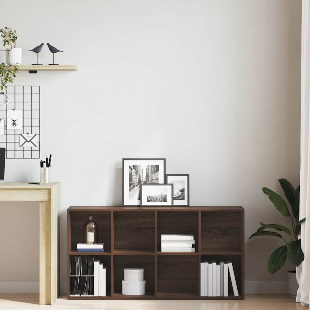 Βιβλιοθήκη/Βοηθητικό Ντουλάπι Καφέ Δρυς 66x30x130εκ Επεξ Ξύλο