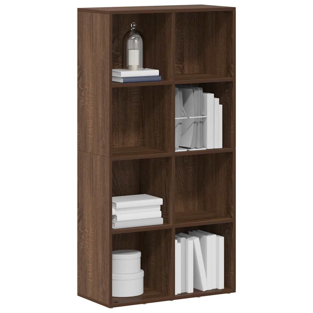 Βιβλιοθήκη/Βοηθητικό Ντουλάπι Καφέ Δρυς 66x30x130εκ Επεξ Ξύλο