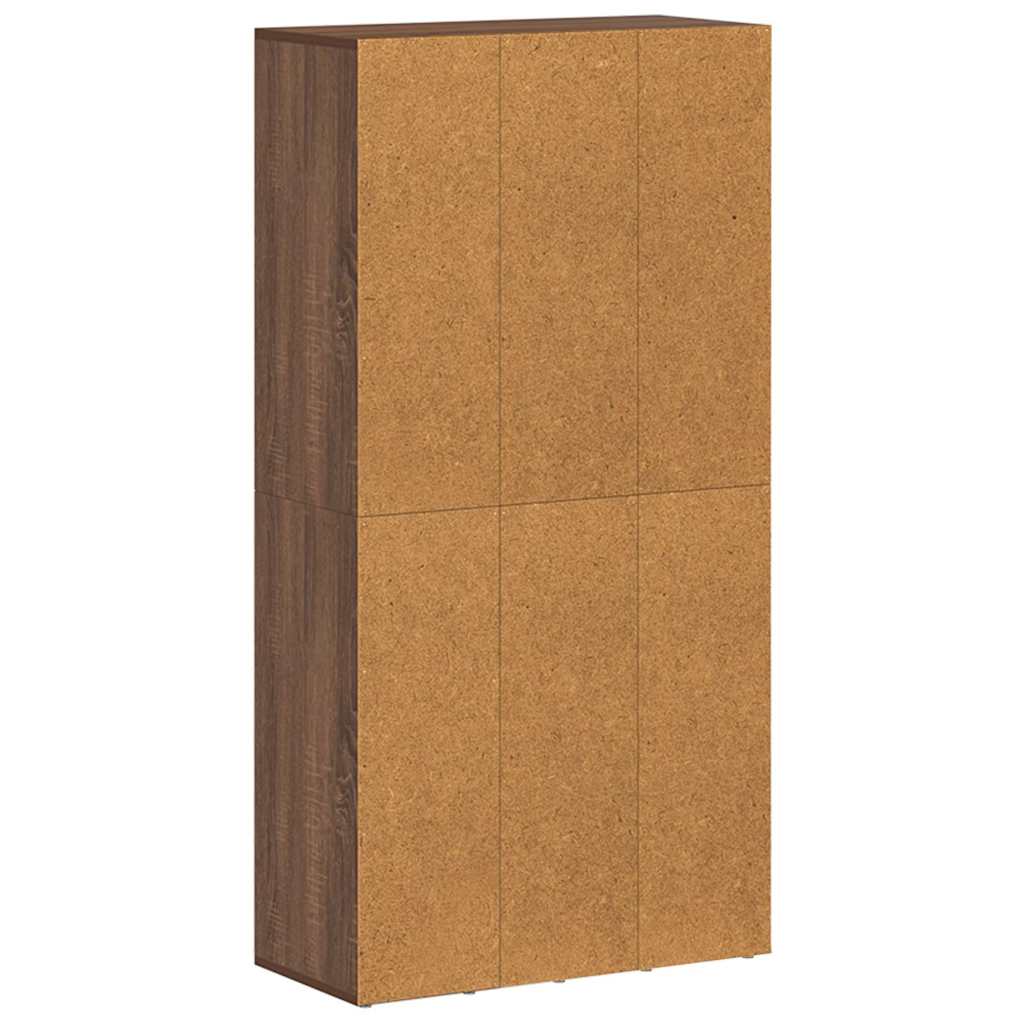 Βιβλιοθήκη/Βοηθητικό Ντουλάπι Καφέ Δρυς 66x30x130εκ Επεξ Ξύλο