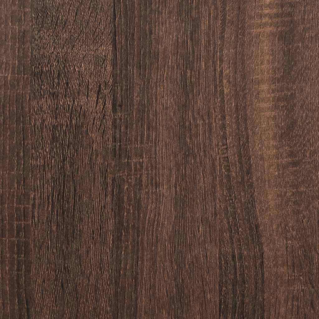 Βιβλιοθήκη/Βοηθητικό Ντουλάπι Καφέ Δρυς 66x30x130εκ Επεξ Ξύλο