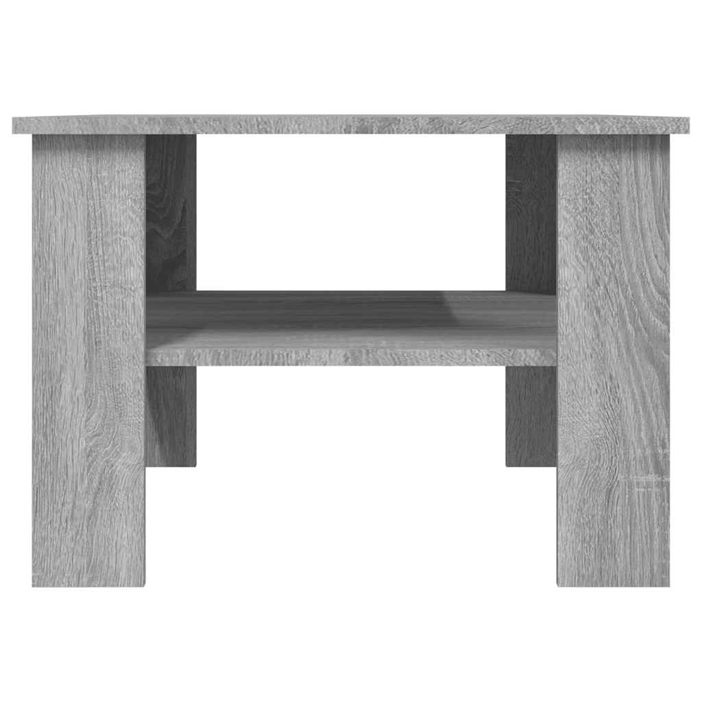 Τραπεζάκι Σαλονιού Γκρι Sonoma 60x60x42 εκ. Επεξεργασμένο Ξύλο