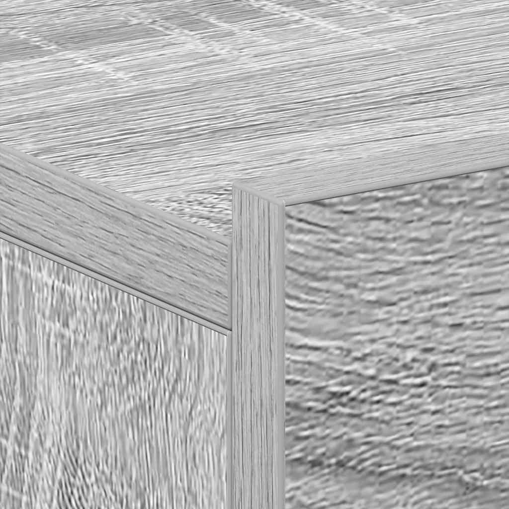 Κομοδίνο Κρεμαστό Γκρι Sonoma 40x30x15 εκ. Επεξεργασμένο Ξύλο