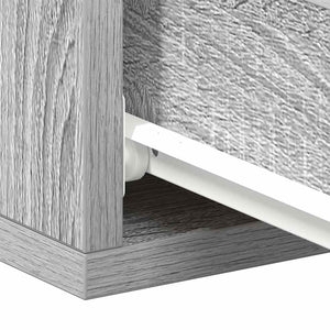 Κομοδίνο Κρεμαστό Γκρι Sonoma 40x30x15 εκ. Επεξεργασμένο Ξύλο